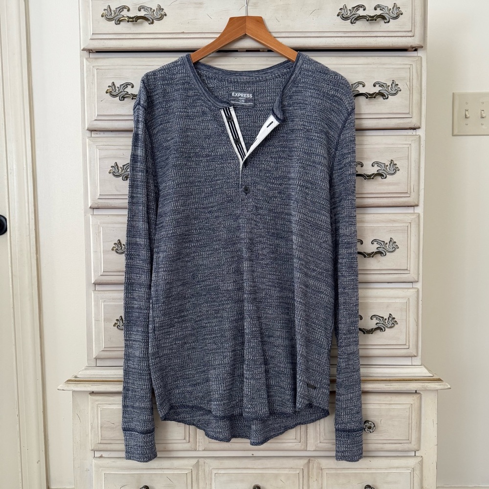 Express Henley Waffle Thermal Bundle - Picture 2 of 13